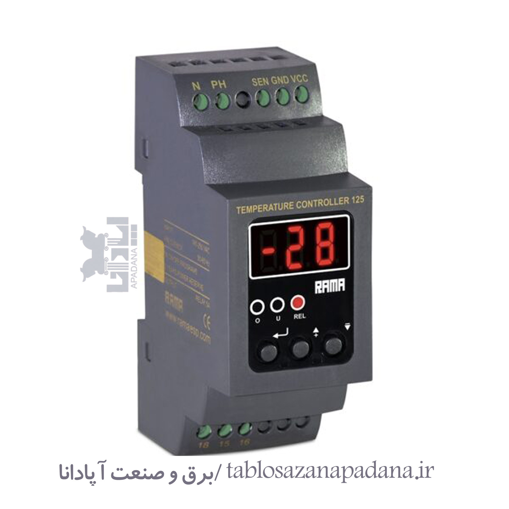 ترموستات -50 تا 125 همرا با سنسور - برند راما