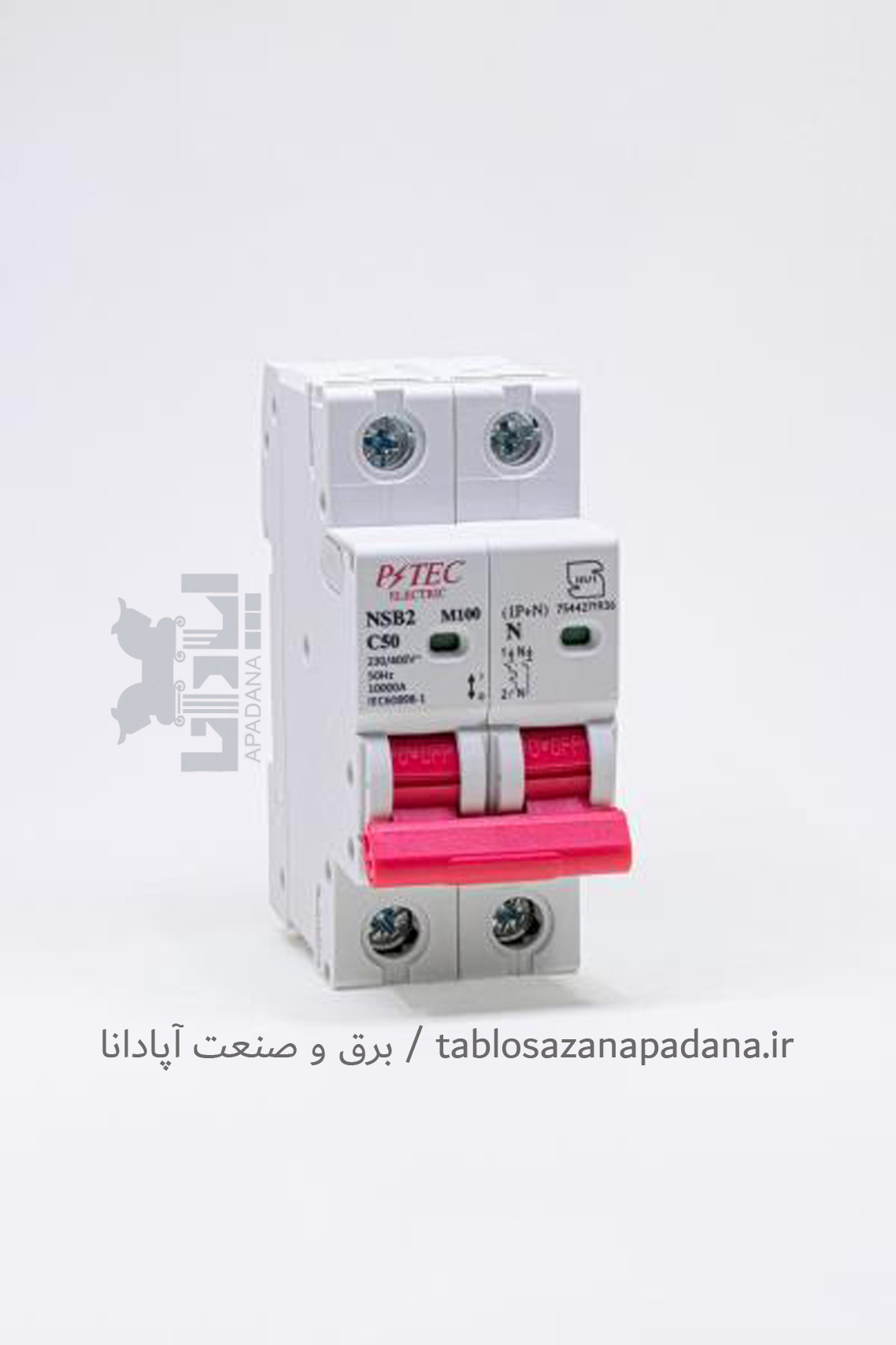 کلید مینیاتوری NSB2 دو پل